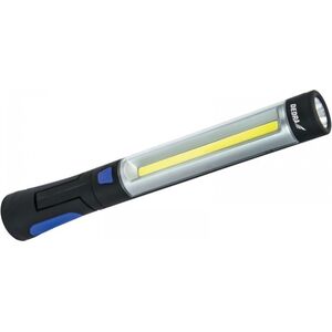 Dedra akumulatorowa 3W COB LED + 3W LED zasilacz USB na 230V i 12V (L1023)
