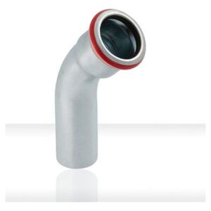 Geberit Kolano jednokielichowe Mapress C-Stahl 45° 108mm (20711)