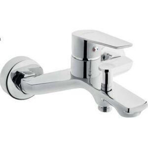 Bateria wannowa Invena Dokos ścienne chrom (BW-19-001)