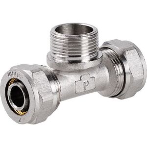 Perfexim Trójnik skręcany 708 20mm x GZ 3/4" x 20mm (61-008-2020-000)