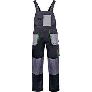 Lahti Pro Ogrodniczki robocze bawełniane czarno-zielone rozmiar XL (L4060656)