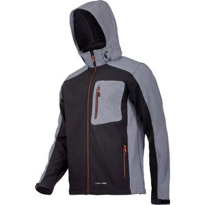 Lahti Pro Kurtka softshell z kapturem czarno-szara rozmiar XXXL (L4091606)