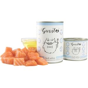 GUSSTO Fresh Salmon puszka z łososiem 375g