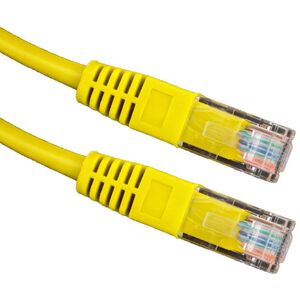 Esperanza RJ-45/RJ-45, kat.5e, U/UTP, żółty, 2m (EB274Y)