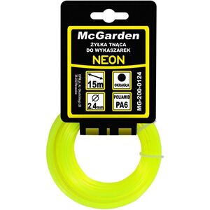 McGarden Żyłka do wykaszarki okrągła neon 1,3mm 15m (MG-200-0113)