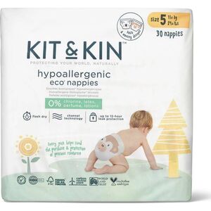 Kit and Kin Pieluchy biodegradowalne 5, 12+ kg, 30 szt.