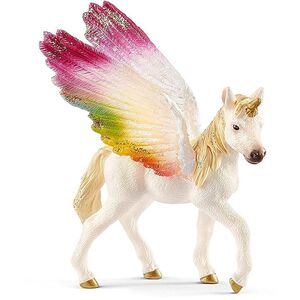 Figurka Schleich Skrzydlaty Tęczowy Jednorożec Źrebię (70577)