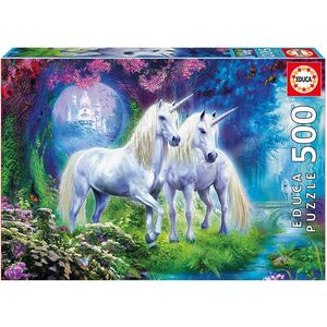 Educa Puzzle Jednorożce w lesie 500 elementów