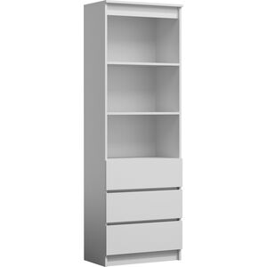 Topeshop Regał na książki biurowy RS-60 biały