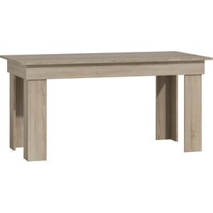 Topeshop Duży stół jadalnia salon dąb sonoma 160x80x75