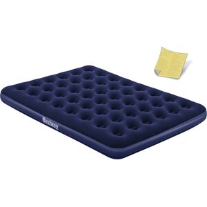 Bestway Materac welurowy Queen 203x152x22cm granatowy (67003-6232)