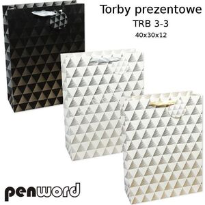 Polsirhurt Torba prezentowa 40x30x12 MIX KOLORÓW (TRB 3-3)