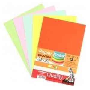 Polsirhurt Papier ksero A4 80g mix kolorów 200 arkuszy