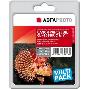 Tusz AgfaPhoto Tusz APCCLI526SETD / CLI-526 PGI- 525 (Black Cyan Magenta Yellow)