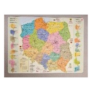 Zachem Podkładka Na Biurko - Mapa Administracyjna Polski