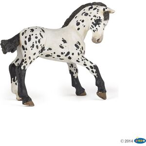 Figurka Russell Czarne źrebie rasy Appaloosa Papo (51540)