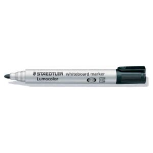 Staedtler Marker do białych tablic LUMOCOLOR, okrągła końcówka 2mm, czarny (STA364)