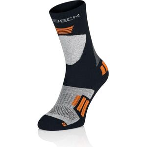 Brubeck Skarpety dziecięce Ski Force szaro-pomarańczowe r. 30-32 (BSK001/J)