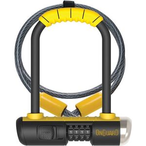 OnGuard Zapięcie rowerowe Combo Mini DT żółto-czarne (8015C)