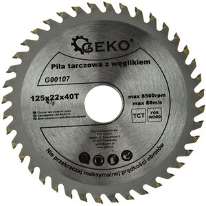 Geko tarcza do drewna 125x22x40T (G00107)
