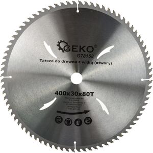Geko tarcza do drewna 400x30x80T otwory (G78158)
