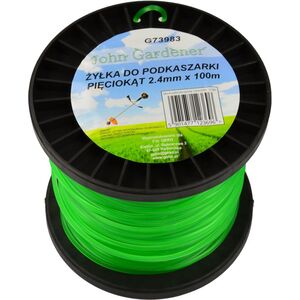 Geko Żyłka do podkaszarki pięciokąt 2,4mmx100m (24)