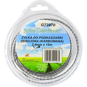 Geko Żyłka do podkaszarki zbrojona(karbowana) 2,4mmx15m(80)