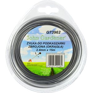 Geko Żyłka do podkaszarki zbrojona(okrągła) 2,4mmx15m(120)