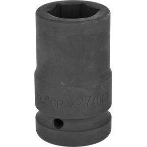 Geko Nasadka udarowa 1" 27mm czarna(50)