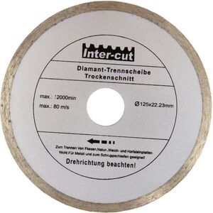 Geko Tarcza diam.125mm Pełna szara (200)