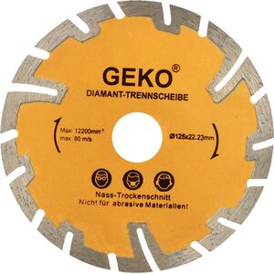 Geko tarcza diamentowa 125mm głębokie cięcie (G00225)