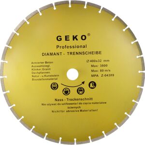 Geko Tarcza diam.400x8x32mm segment.GEKO PROFI(10)