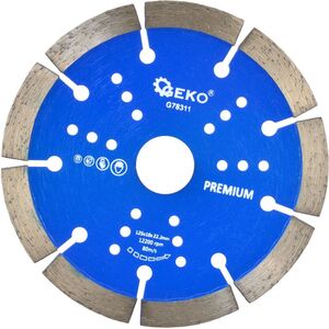Geko &Tarcza diam.125x10x22,2mm segment. GEKO PREMIUM by laser(100)