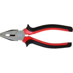 Geko Kombinerki niklowane 160mm czerwono-czarne (G01620)