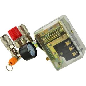 Geko Wyłącznik ciśnieniowy presostat reduktor/2 zegary/ 400V(50)