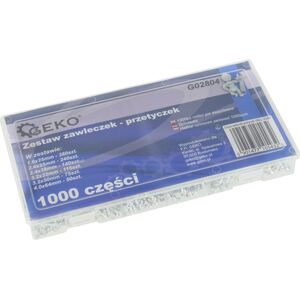 Geko zestaw zawleczek, przetyczek, 1000 sztuk (G02804)