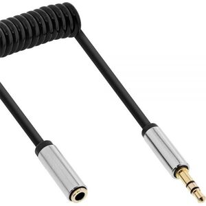 Kabel InLine Jack 3.5mm - Jack 3.5mm 0.5m srebrny (99284)