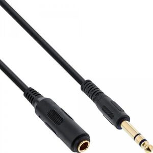 Kabel InLine Jack 6.3mm  - Jack 6.3mm 5m czarny (99975)
