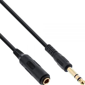 Kabel InLine Jack 6.3mm  - Jack 6.3mm 2m czarny (99972)