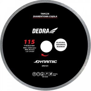 Dedra Tarcza diamentowa ciągła dynamic 230mm 22.2mm (HP2106)