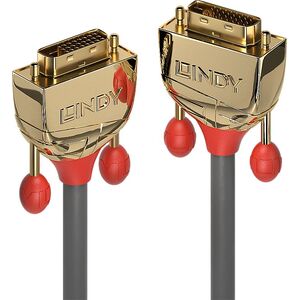Kabel Lindy DVI-D - DVI-D 5m złoty (36204)