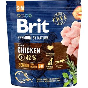 Brit Premium By Nature Senior S+M Small + Medium 1kg