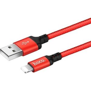 Kabel USB Foxconn USB-A - USB-C 1 m Czerwony Czarny (17461-uniw)