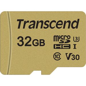Karta Transcend 500S MicroSDHC 32 GB Class 10 UHS-I/U3 V30 (TS32GUSD500S)