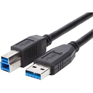 Kabel USB Goobay USB-A - 0.5 m Czarny (95722)