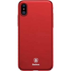 Baseus Etui iPhone X Baseus Thin Case ultra cienki pokrowiec czerwony