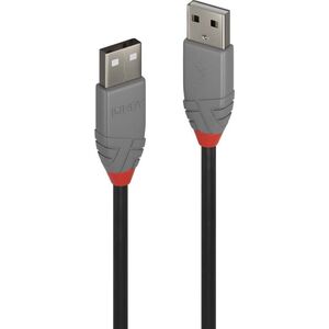 Kabel USB Lindy USB-A - USB-A 5 m Czarny (36695)