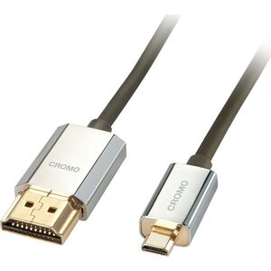 Kabel Lindy HDMI Micro - HDMI 3m srebrny (41678)