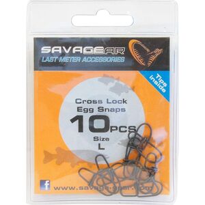 Savage Gear CrossLock Egg snap L 10szt. (61782)