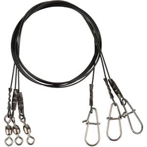 Savage Gear Black7 Trace 20cm 0.35mm 7kg Swivel/Needle Snap 3szt. (54862)